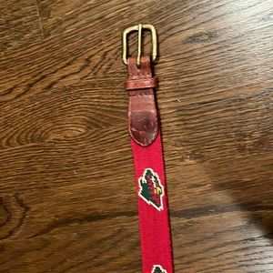 Smathers and Branson Minnesota Wild belt (waist size men’s 36)